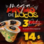 #6. PROMO 3 POTES ARROZ POLLO JAMON