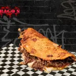 Taco de Harina con Cochinita yQueso