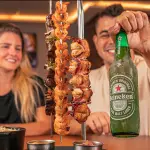 Espetada de Frango com Bacon