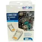 CONECTOR EXBOM RJ45 GIGABIT 100UN