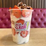 Fresas con Crema y Brownie