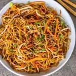 Pan Fried Noodles Veg