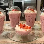 fresas con crema
