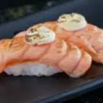 Sushi salmão, crean cheese,semi gril