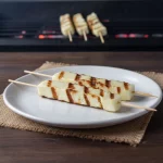 Espetinho simples de queijo coalho