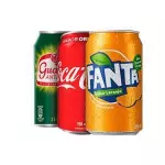 Coca, fanta ou guaraná lata