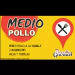 Medio pollo a la parrilla