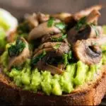 Mushrooms on toast