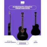 VIOLÃO ACUSTICO MXT PRETO 38A-BKA