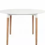 Mesa nordica 80cm blanco
