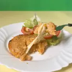 Hamburg. calabaza rellenas con queso