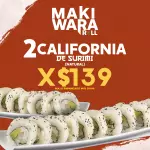 2 california de surimi x $139.00