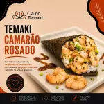 Temaki Camarão Rosado