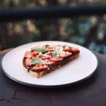Chocolate Hummus Toast