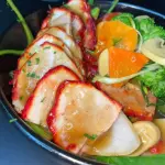 CERDO CON VEGETALES EN SALSA DE OSTR