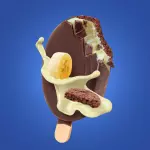 Picolé Banoffe com Brownie