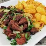 CARNE SECA COM MANDIOCA FRITA