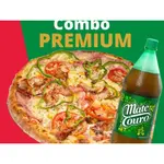 Pizza grande+ grátis um refrigerante Guaraná Antártica ou Mate-couro 1 L
