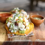 Tostadas de pescado