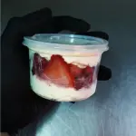 Frutilla con crema