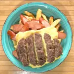 Salchipapa Cheese Meat