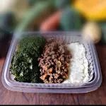Arroz de Couve-flor Carne Legumes