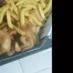 (porção P)batata com frango