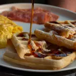 Waffles & bacon