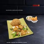 M34-Pescado c/ verduras + chaufa