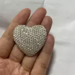 Anillo reg corazon grand plata Inox