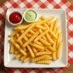 Porción de papas fritas