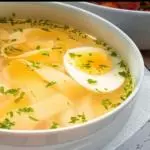 caldo de ovo