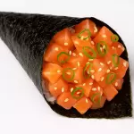 Temaki salmão  completo