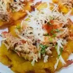 Patacones + bebida