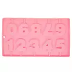 Molde silicone de numeros grandes