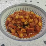 Menudo con garbanzos
