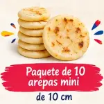AREPA TELA 10CM BLANCAX 10 CONGELADA