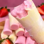 Morango com chocolate branco
