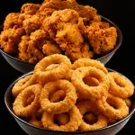 FRANGO FRITO + ANEL DE CEBOLA