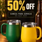 Caneca para cerveja - Redonda
