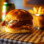🔥CHURRASCO BURGER(Ñ ACOMPANHA BATAT