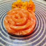 Sashimi de salmão