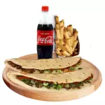 Combo  2 quesadillas +papas+refresco