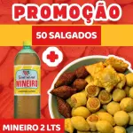 50  SALGADOS + MINEIRO 2LTS