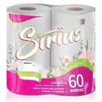 PAPEL HIG. SIRIUS FOLHA SIMPLES 60M