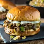 Philly Cheesesteak Burger