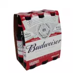Pack budweiser long neck c/6un 330ml