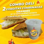 Combo Deli (2pzas combinadas+ agua)