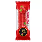 Picolé de fruta - morango