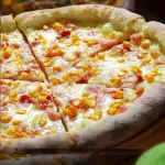 Pizza frango cai